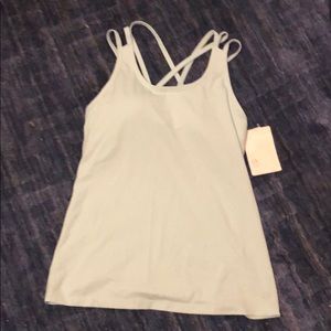 Never worn mint green athletic strappy tank top